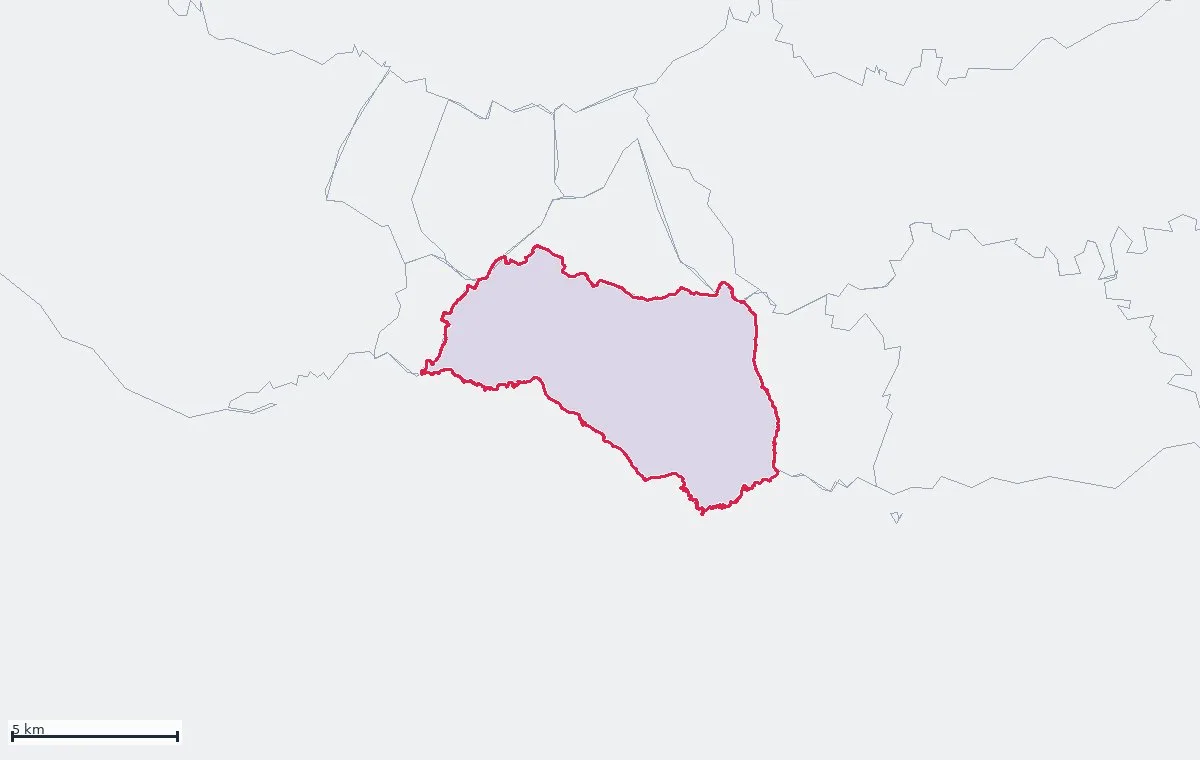 Municipal boundary of Lagoa (Açores)